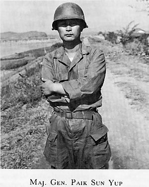 Maj. Gen. Paik Sun Yup